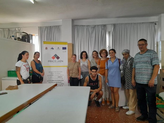 Actividad del programa de cohesión social e inclusión en los barrios de La Magdalena, San Juan y Antonio Díaz, en el casco antiguo, y del Polígono del Valle de Jaén.