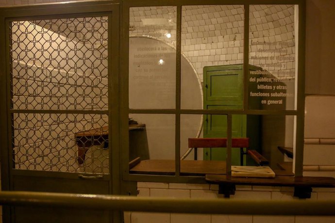 Archivo - La antigua estación de Chamberí, en Madrid (España), a 10 de diciembre de 2020. Metro de Madrid reabre desde el sábado, día 5, sus espacios museísticos, como la antigua estación de Chamberí y la exposición de trenes clásicos de Chamartín, tras