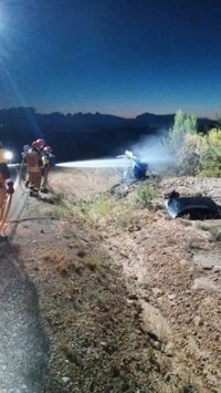 Fallece una persona al accidentarse un turismo en Valderrobres (Teruel)
