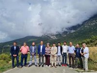 El Gobierno de Aragón impulsa las visitas guiadas en el monasterio de San Victorián de El Pueyo de Araguás (Huesca)