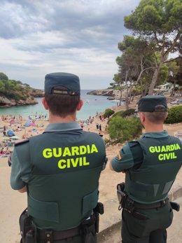 Guardia Civil. Playa. Recurso. Archivo.