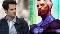 Así luce Penn Badgley (You) como Mr. Fantástico, en un impactante fan-art