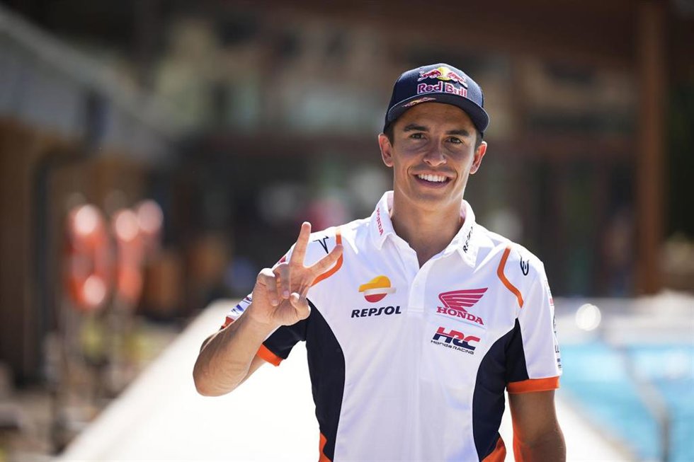 El piloto español de MotoGP Marc Márquez