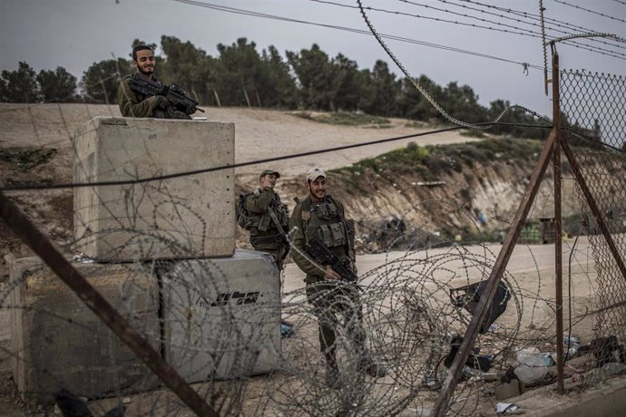 Archivo - Control del Ejército israelí en Cisjordania