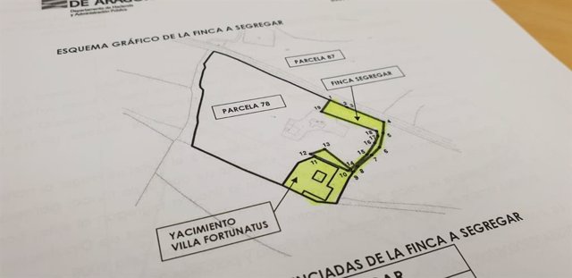 El yacimiento de Villa Fortunatus (Fraga) contará con aparcamiento y acceso peatonal
