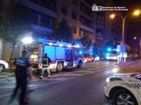 Intoxicadas tres personas en el incendio de una vivienda en Tudela