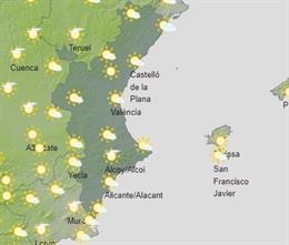 Predicción meteorológica del domingo 4 de septiembre