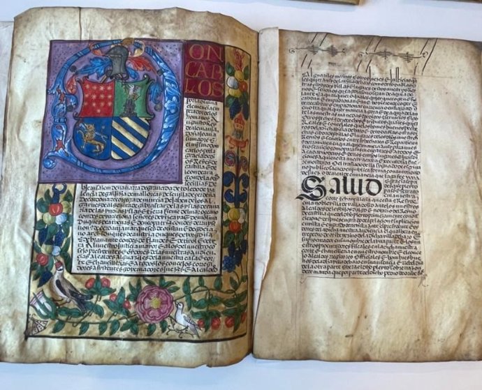 La Biblioteca del Instituto de Estudios Riojanos (IER) recibe la donación de documentos pertenecientes a la familia de los Marqueses del Puerto