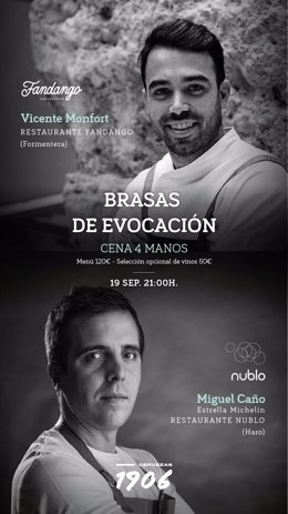 'Brasas De Evocación' Unirá En Formentera Las Cocinas De Fandango Y El Riojano Nublo