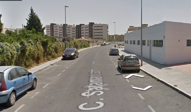 Imagen de la calle Salamanca de Huelva capital donde se ha registrado un atropello mortal en la madrugada de este lunes 5 de septiembre de 2022