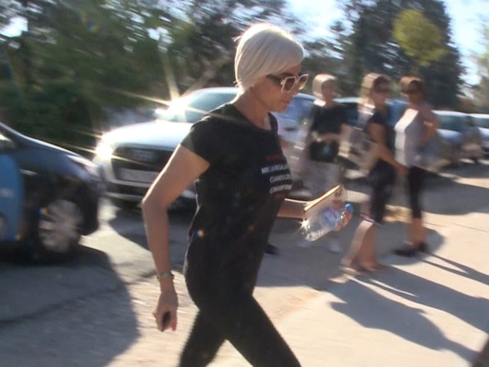 Ana María asiste a clases de pilates