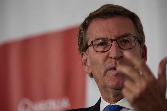 El president del Partit Popular Alberto Núñez Feijóo