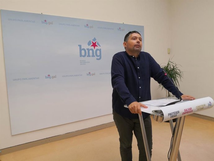 El diputado del BNG, Manuel Lourenzo