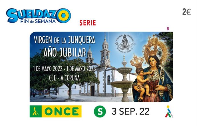 Cupón de la ONCE del Sueldazo del fin de semana