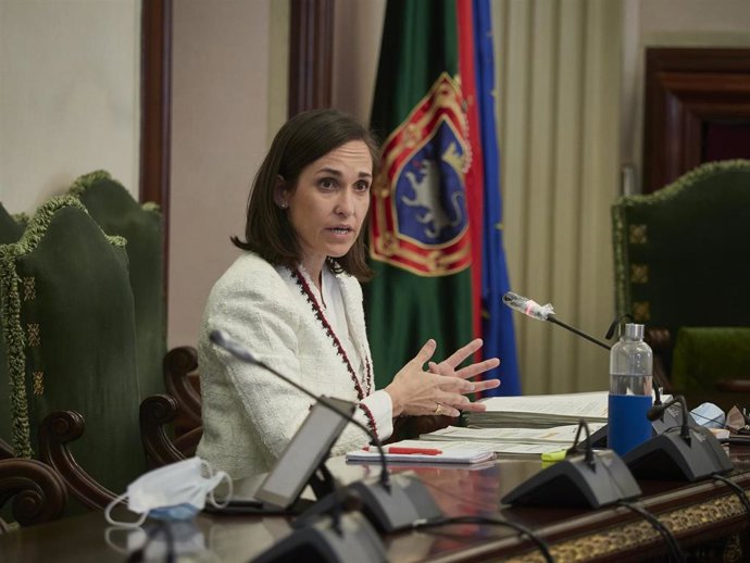 Archivo - La concejala delegada de Servicios Generales en el Ayuntamiento de Pamplona, María Echávarri.