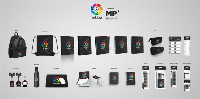 LaLiga y Main Paper se unen para la 'vuelta al cole' con una colección de papelería.