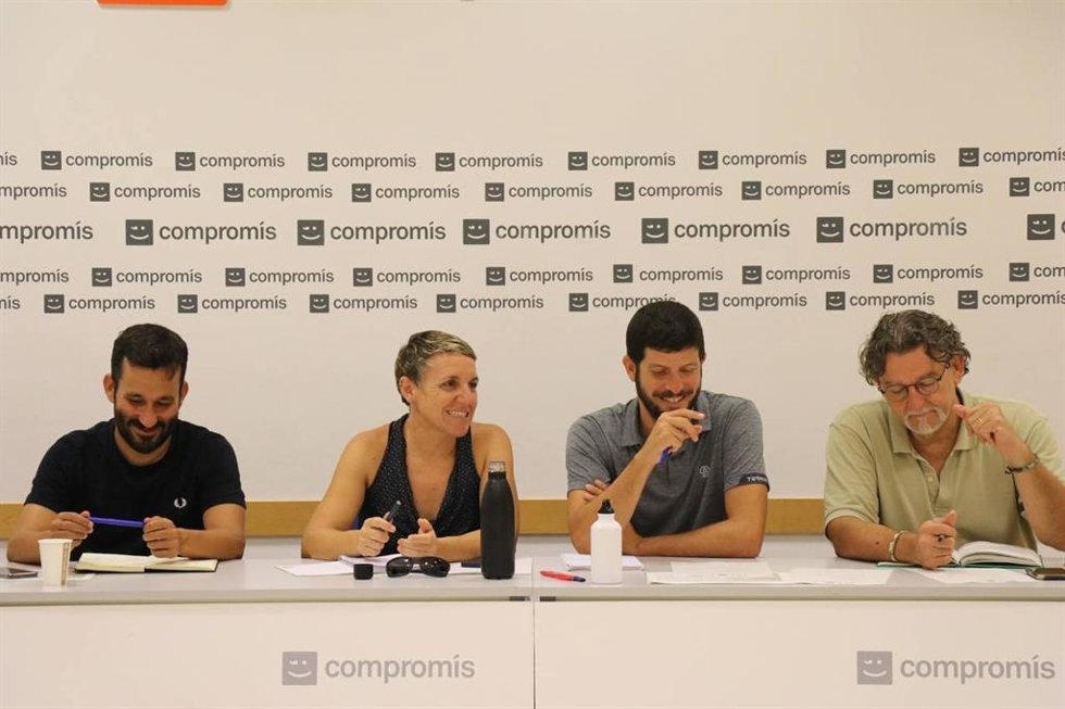Reunión del grupo parlamentraio de Compormís
