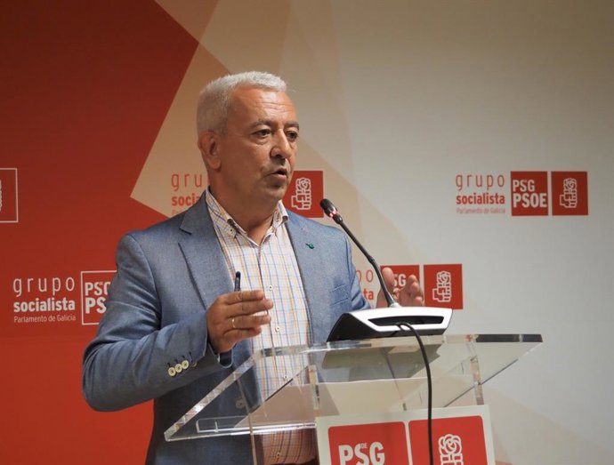 El portavoz parlamentario del PSdeG, Luís Álvarez