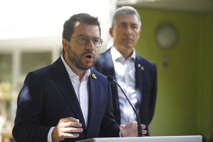El president de la Generalitat, Pere Aragons