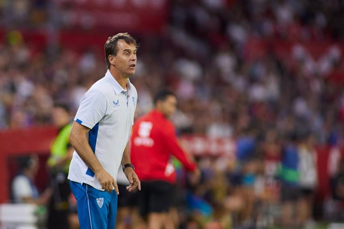 El entrenador del Sevilla FC, Julen Lopetegui