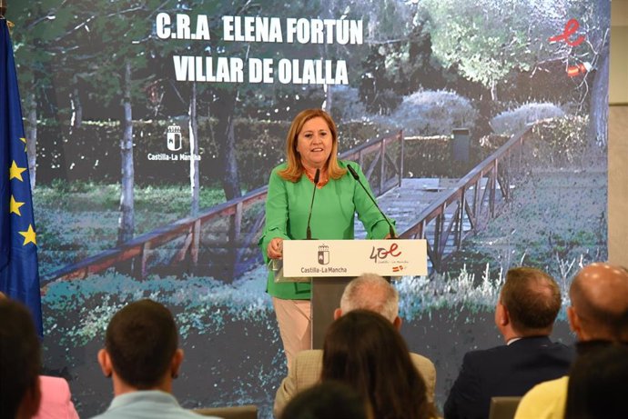 La consejera de Educación, Cultura y Deportes, Rosa Ana Rodríguez