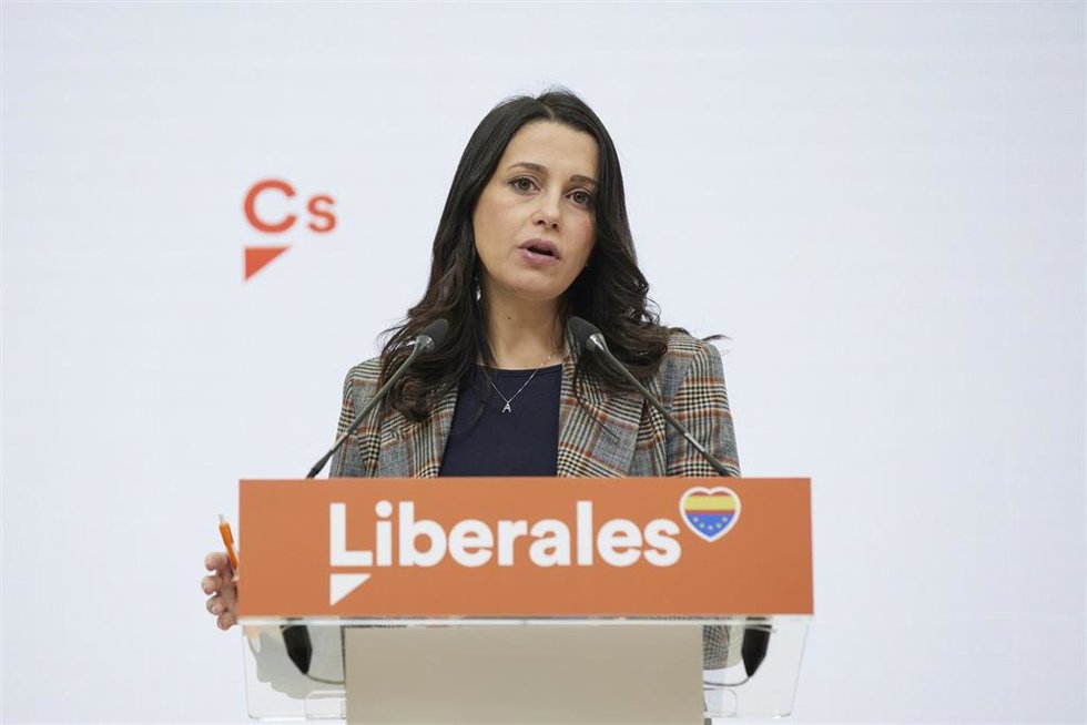 Archivo - La líder de Ciudadanos, Inés Arrimadas