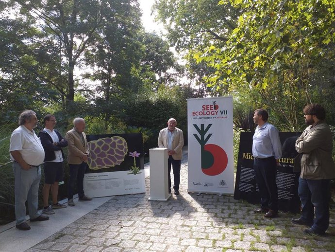 Presentación de la VII edición del Congreso Internacional Seed Ecology, en el Jardín Botánico Atlántico de Gijón