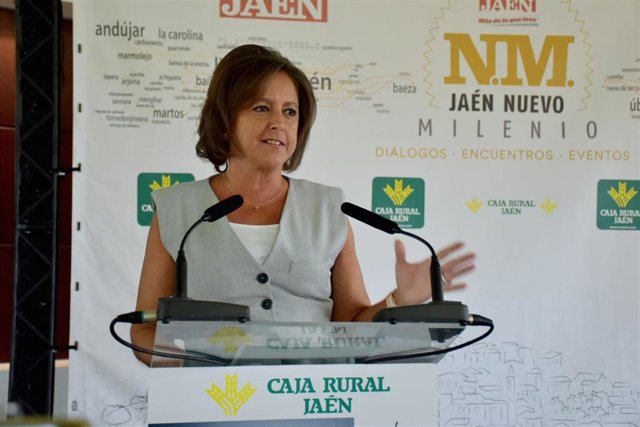 Catalina García interviene en el desayuno informativo.