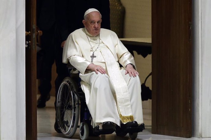 El Papa durante una audiencia general