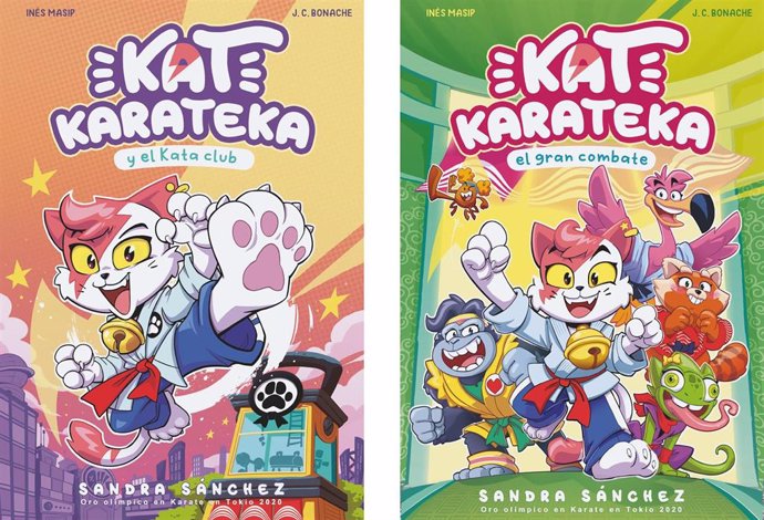 La campeona olímpica Sandra Sánchez publica su colección infantil de aventuras 'Kat Karateka'.
