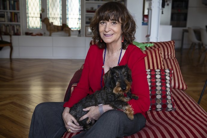 Archivo - El IX ciclo Conversaciones con el Autor que organiza la Diputación de Zaragoza se reanuda tras el parón estival con la visita de la escritora Rosa Montero Rosa Montero.