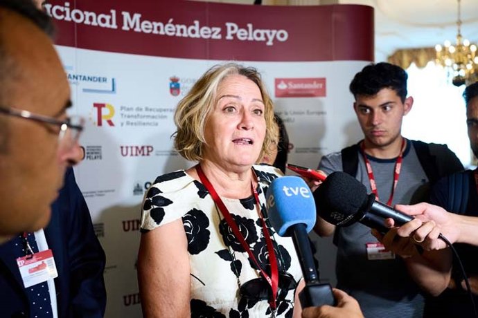 La directora general de Inspección de Trabajo, Carmen Collado, en la UIMP