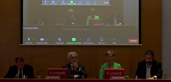 David Tornos, Josep Sánchez Llibre, Virginia Guinda y Lluís Moreno