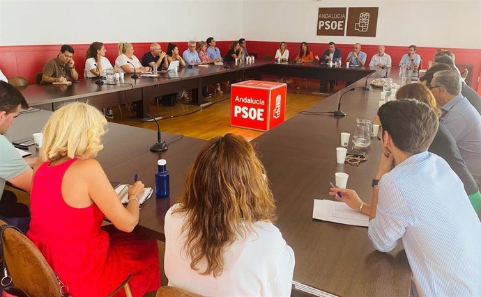 Reunión de la Ejecutiva del PSOE de Sevilla.