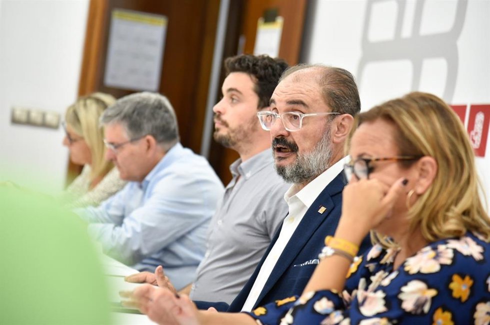 Javier Lambán es el secretario general del PSOE Aragón.