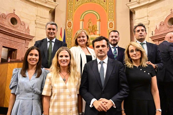Parlamentarios del PP de Cádiz.