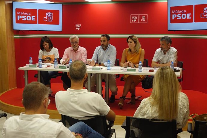 Reunión de la Comisión Ejecutiva Provincial del PSOE de Malaga