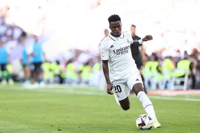 Vinicius Junior durante el Real Madrid-Betis de LaLiga Santander 2022-2023