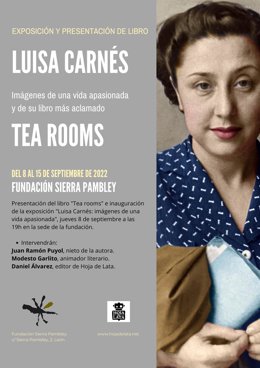 Cartel de la exposición dedicada a Luisa Carrés.