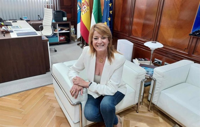 Archivo - La presidenta del Puerto, Pilar Miranda.