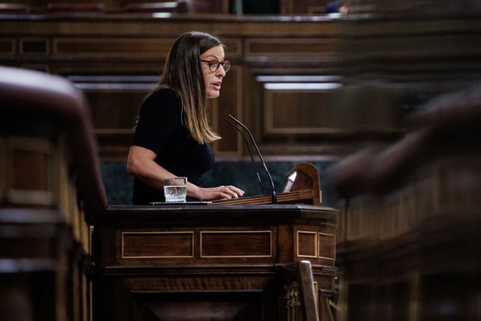 La portaveu de la CUP al Congrés, Mireia Vehí