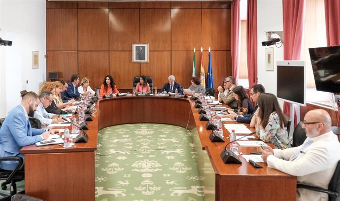 Archivo - Reunión de la Diputación Permanente del Parlamento andaluz en la XI Legislatura (Foto de archivo).