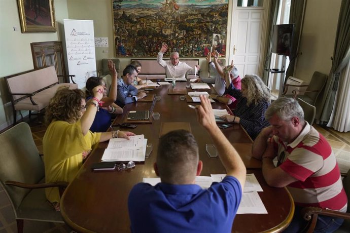 Junta de Gobierno en la Diputación de Guadalajara.