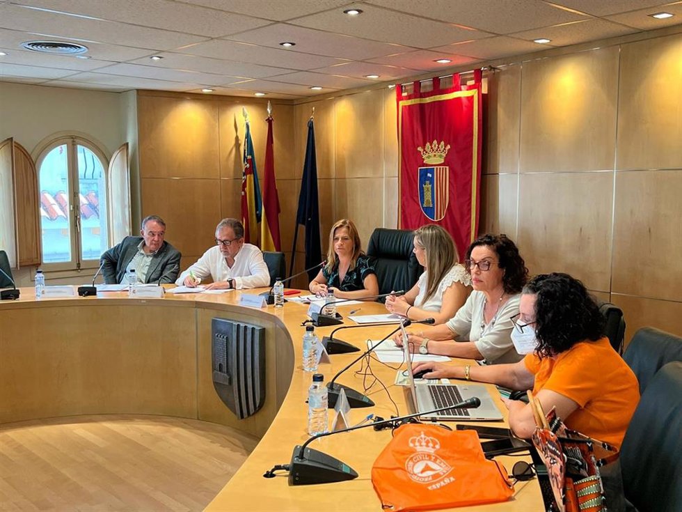 Reunión con los ayuntamientos afectados por el incendio de Bejís