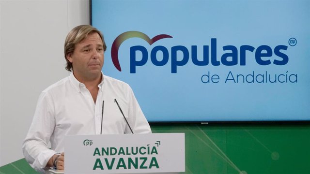 El secretario general del PP-A, Antonio Repullo, este martes