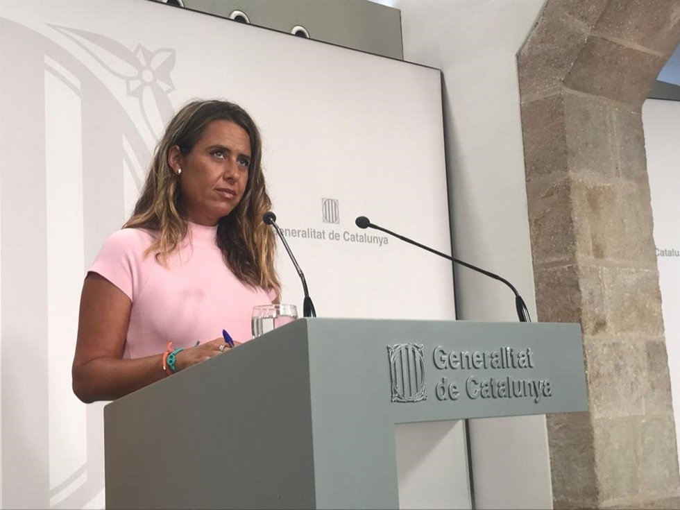 La portavoz del Govern, Patrícia Plaja