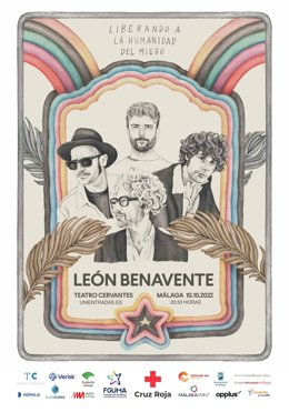 La banda León Benavente ofrece en Málaga el segundo concierto solidario 'Liberando a la humanidad del miedo'.