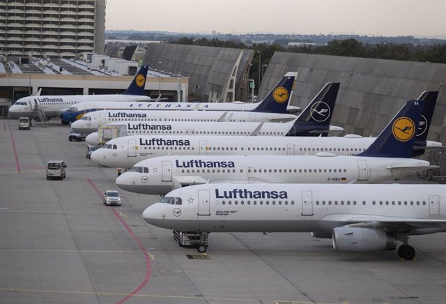 Aviones de Lufthansa.