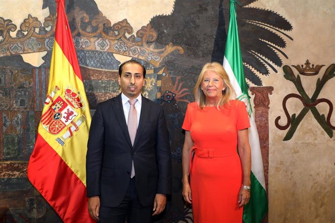 La alcaldesa del municipio malagueño de Marbella, Ángeles Muñoz, ha recibido en el Ayuntamiento al cónsul general adjunto de Arabia Saudí en Málaga, Ibrahim Ali A. Alhumaidhi