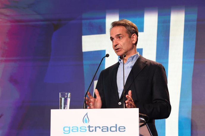 Archivo - El primer ministro de Grecia, Kyriakos Mitsotakis